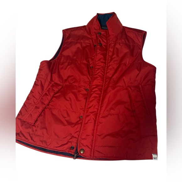 Nautica Red Puffer Vest - Picture 2 of 7